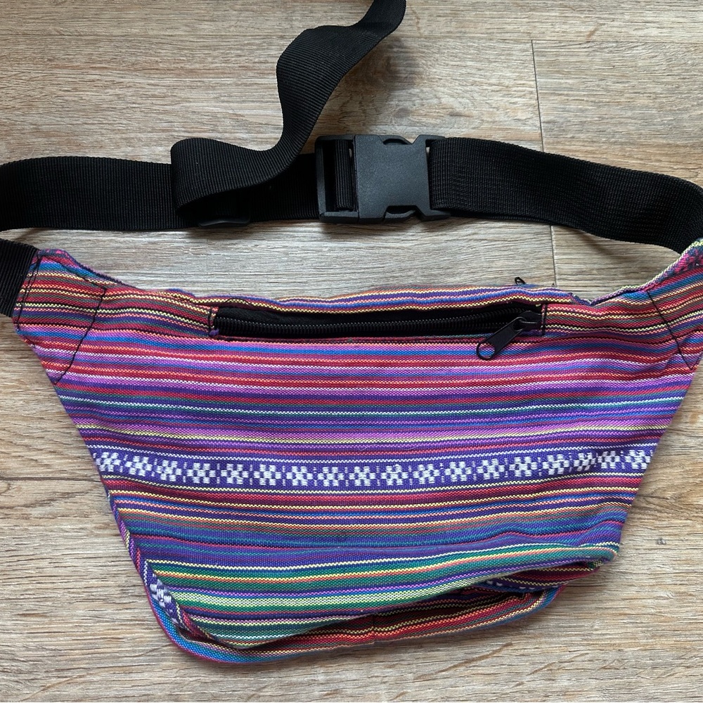 Colorful Patterned Fanny Pack Bag - Picture 4 of 4